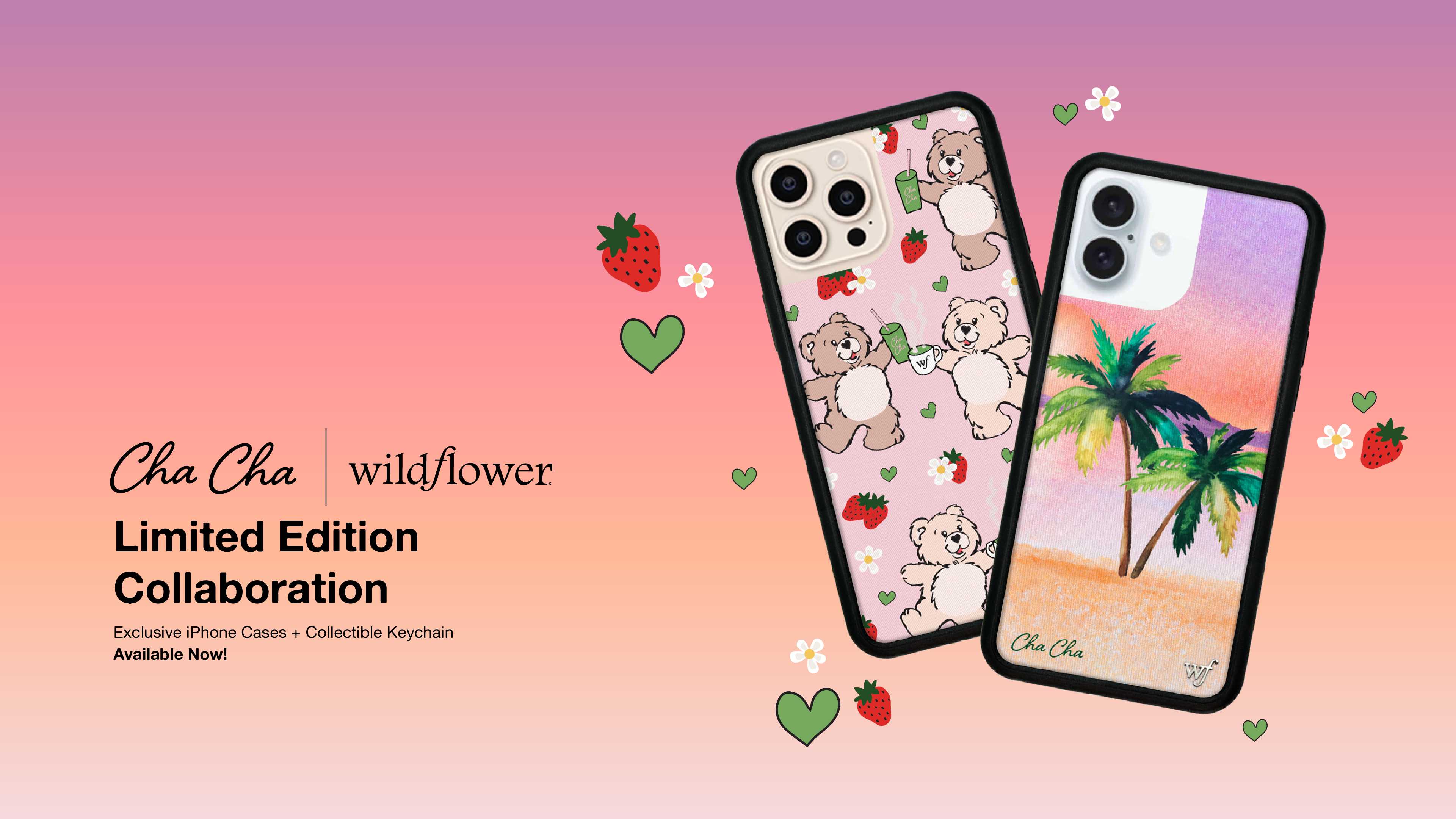 Wildflower x Cha Cha | Cha Cha Matcha Wildflower x Cha Cha | Cha Cha Matcha