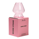 Pink Glass Whisk Holder