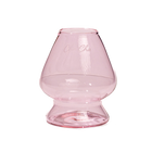Pink Glass Whisk Holder